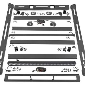 Rough Country LED Roof Rack System for 2007-2018 Jeep Wrangler JK - 10615