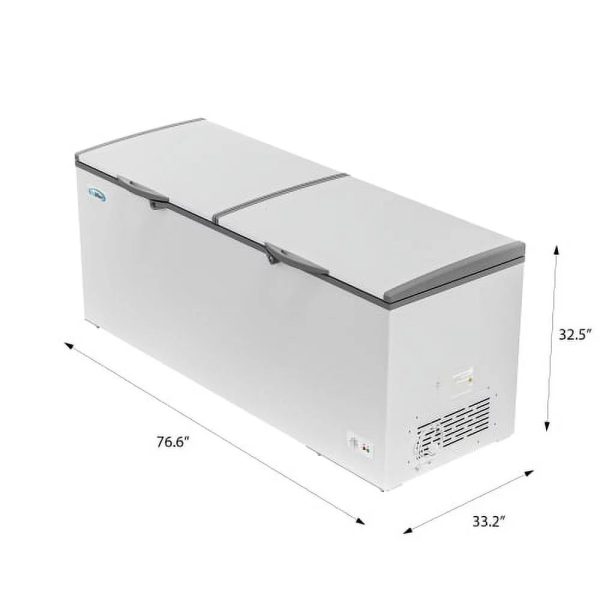 KoolMore 77 in. Commercial Chest Freezer 24 cu ft. - Image 3