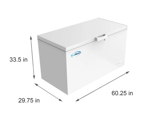 KoolMore 60 in. Commercial Chest Freezer 16 Cu ft. - Image 3