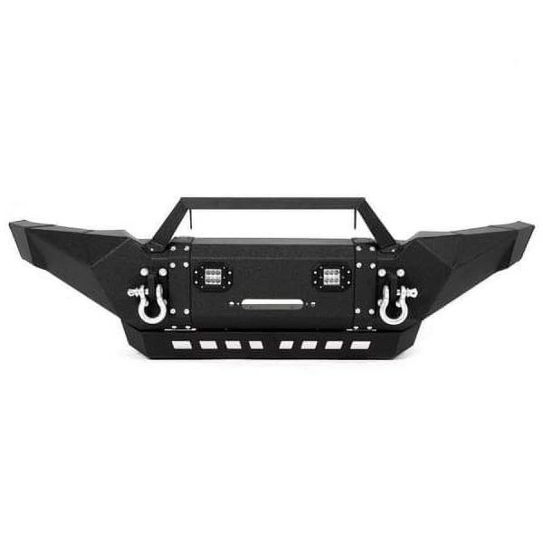 Kojem Front Bumper for 2005-2015 Toyota Tacoma w/ Winch Plate & LED Lights & D-rings 3 Piece Powder Coated - Image 10