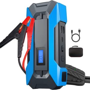 12V Car Jump Starter Booster 10000mAh Auto Jumper Battery USB Power Bank Charger