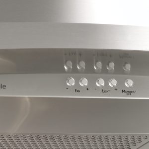 GE Profile - Designer 36" Convertible Range Hood - Stainless steel