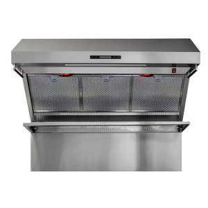 Savona - 48" Wall Mount Range Hood with Hybrid Filters & Back Splash