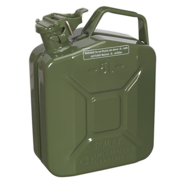 Sealey Jc5Mg Jerry Can 5Ltr - Green
