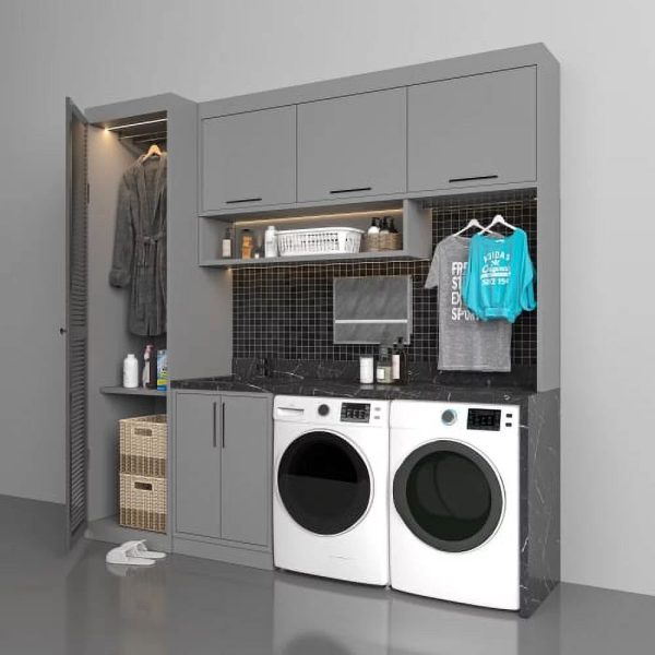 KoolMore 8 Cu. ft. Large Capacity Stackable Vented Electric Stackable Front Load Dryer in White, 240V. - Image 4