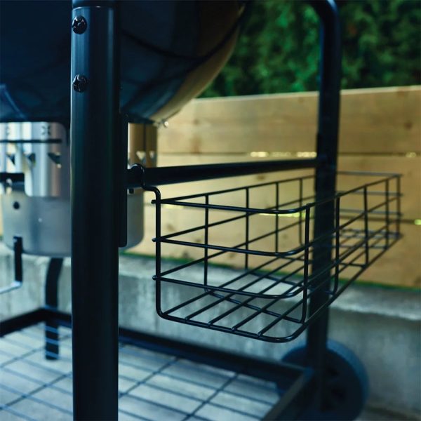 Slow 'N Sear® MasterKettle Charcoal Grill + Smoker - 22" Kettle Grill with Grill Cart and Built-in Side Table - Image 5