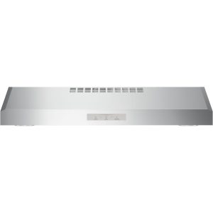 GE Profile - 30" Convertible Range Hood - Stainless steel