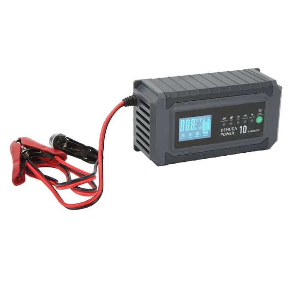 Smart Battery Charger Fully Automatic Intelligent Battery Charger Maintainer for 12V 24V EU Plug 220V - Image 5