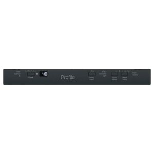 GE Profile - 18" Top Control Built-In Dishwasher with Stainless Steel Tub - Black