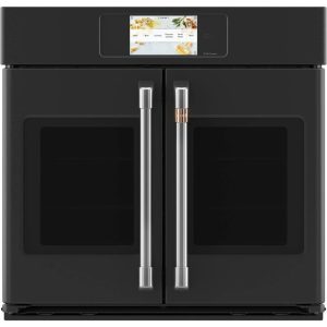 Café CTS90FP3ND1 30 inch Matte Black Single Convection Smart Electric Wall Oven