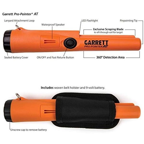 Garrett AT PRO Metal Detector with Pro-Pointer AT Underwater Pinpointer - Image 3