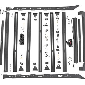 Rough Country Roof Rack System w/40" Front & Rear LED for 15-18 F-150 - 51022 Fits select: 2015-2016,2017-2018 FORD F150