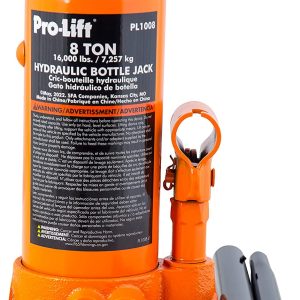 Pro-Lift 8 Ton Hydraulic Bottle Jack - Portable Car Jack 16000 lbs Capacity with Pump Handle