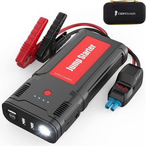 DBPOWER G15 Portable Car Battery Jump Starter 12V 2500A 21800mAh Auto Battery Booster 8.0L Gasoline/6.5L Diesel Engines