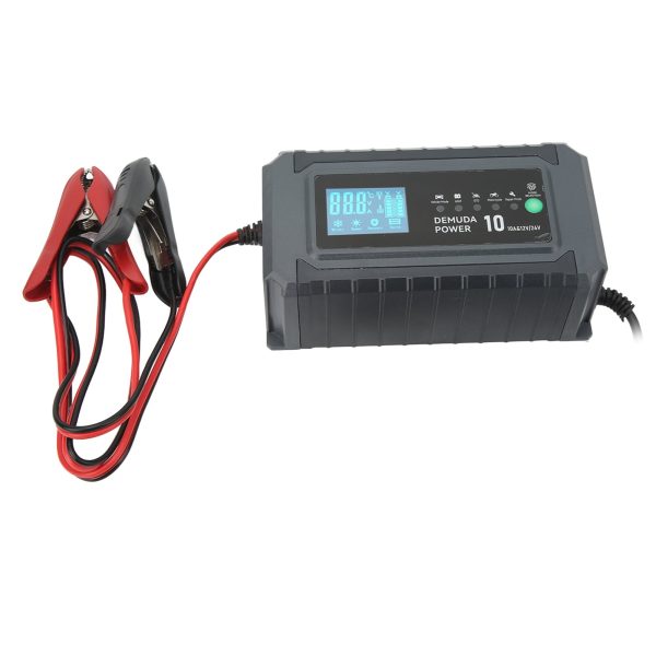 Smart Battery Charger Fully Automatic Intelligent Battery Charger Maintainer for 12V 24V EU Plug 220V - Image 4