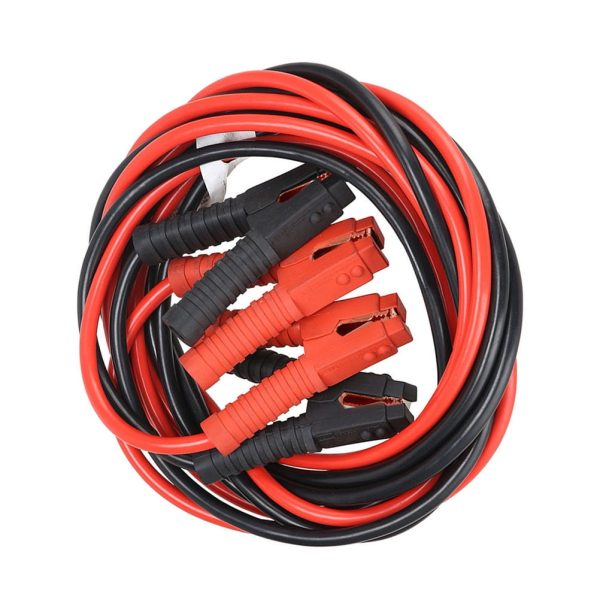 Car Emergency Cable 6m 3000A Car Battery Power Emergency Cable Jump Start Firing Line Power Wire Copper Clip Clamp Boost Cord Bateria Auto (Black and Red) - Image 5