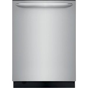 Frigidaire - Gallery 24" Top Control Tall Tub Built-In Dishwasher with Stainless Steel Tub - Stainless steel