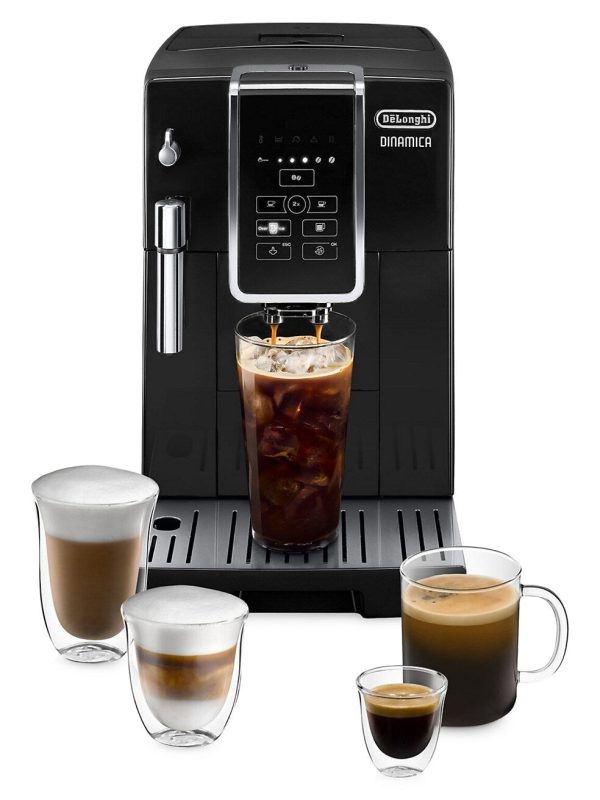 De'Longhi - Dinamica Espresso Machine with 15 bars of pressure and Milk Frother - Black/Stainless - Image 4