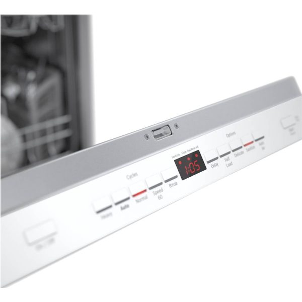 Bosch - 500 Series 24" Top Control Built-In Dishwasher with Stainless Steel Tub, 3rd Rack, 44 dBa - White - Image 10