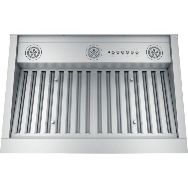 GE - 28" Convertible Range Hood - Stainless steel