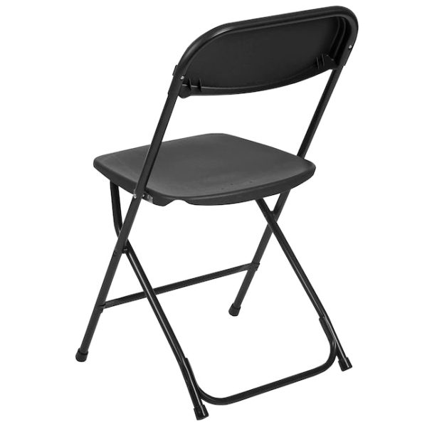 Flash Furniture 10-Pack Black Standard Folding Chair with Solid Seat (Indoor) - Image 13