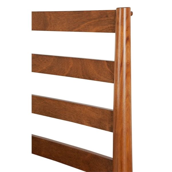 Home Square 4 Piece Set with Small TV Console Full Wood Bed & Large Nightstand - Image 5
