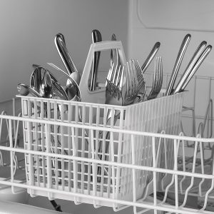 GE - 24" Built-In Dishwasher - White on white