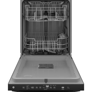 GE - Top Control Built-In Dishwasher with 3rd Rack, Dry Boost, 50 dBa - Black