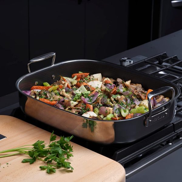 HexClad Non Stick Induction Compatible Stainless - Image 9