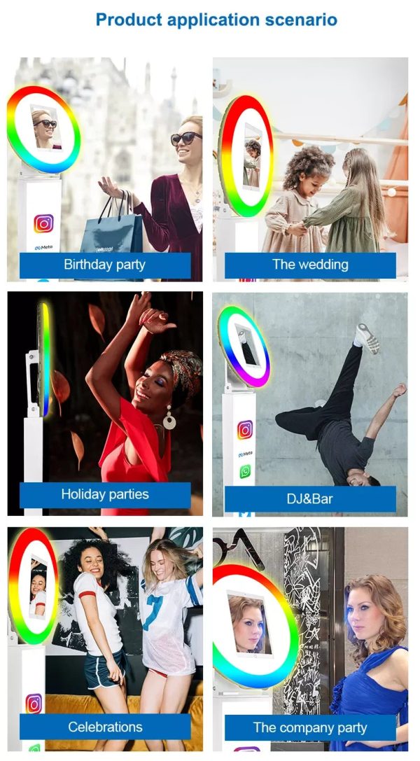 Automatic Selfie 12.9 inch Ipad Photo Booth Floor Stand Selfie PhotoBooth for Wedding Party… - Image 6