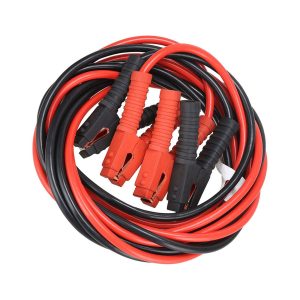 Car Emergency Cable 6m 3000A Car Battery Power Emergency Cable Jump Start Firing Line Power Wire Copper Clip Clamp Boost Cord Bateria Auto (Black and Red)