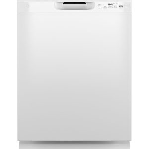GE - Front Control Built-In Dishwasher with 59 dBA - White
