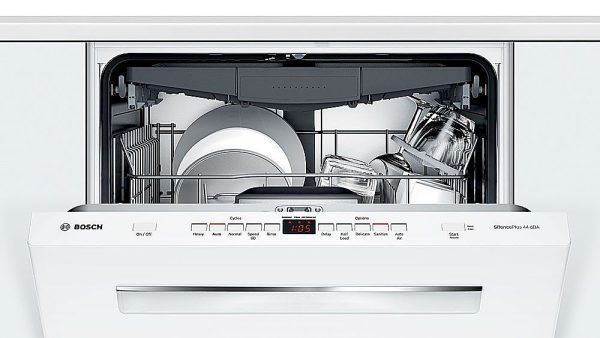 Bosch - 500 Series 24" Top Control Built-In Dishwasher with Stainless Steel Tub, 3rd Rack, 44 dBa - White - Image 8