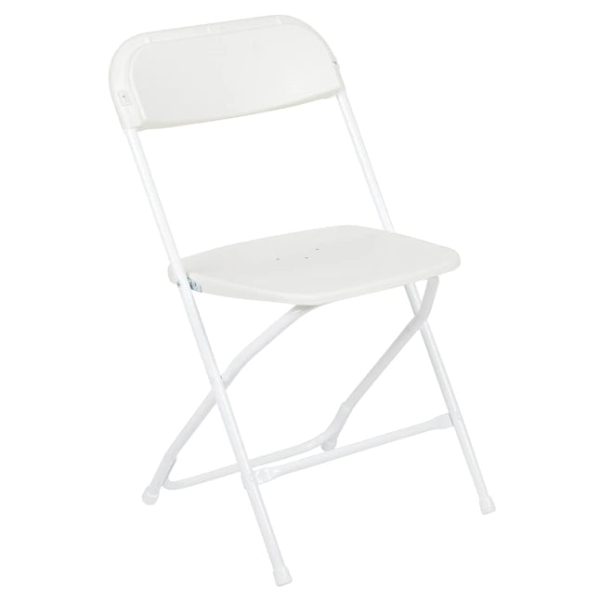 Flash Furniture 10-Pack White Standard Folding Chair with Solid Seat (Indoor) - Image 11
