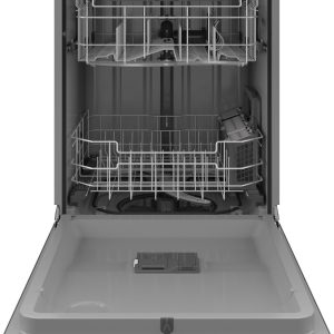 GE - Top Control Built-In Dishwasher with 3rd Rack, 50 dBA - Stainless steel