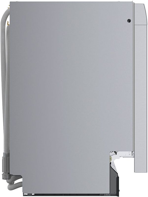 Bosch - 300 Series 18" Front Control Smart Built-In Dishwasher with 3rd Rack and 46 dBA - Silver - Image 2