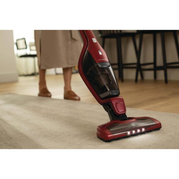 Electrolux EHVS3510AR Ergorapido Pet Bagless， Cordless， with Detachable Handset in Red Stick Vacuum - Image 9