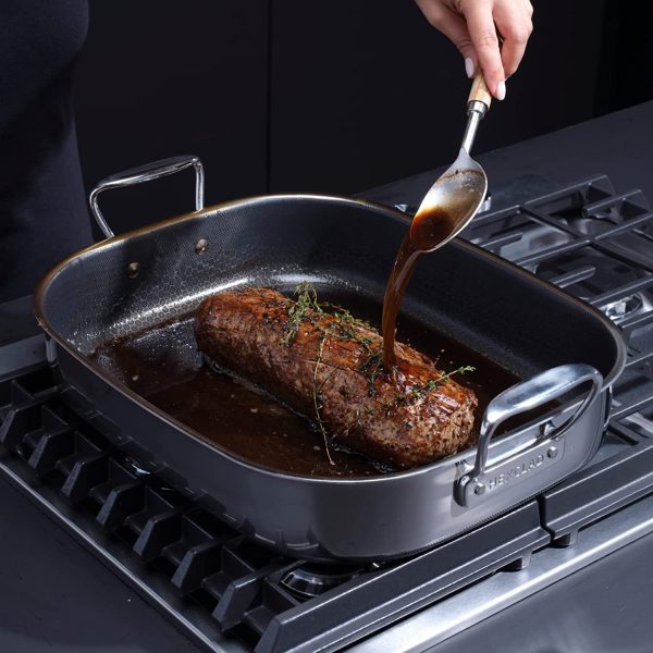 HexClad Non Stick Induction Compatible Stainless - Image 5