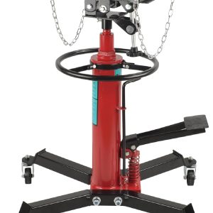 BATONECO 1660 lbs/0.75T Capacity Hydraulic Transmission Jack 34" - 70" Adjustable Height Telescopic Transmission Jack 2-Stage w/ Pedal 360° Swivel Wheel Lift Hoist for Car Lift Garage