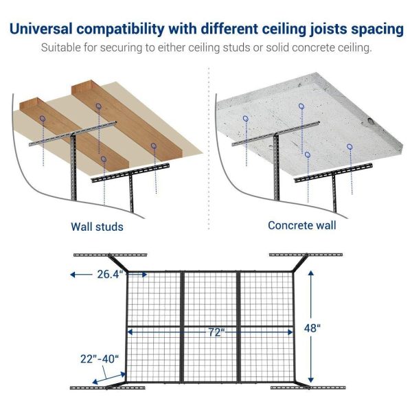 FLEXIMOUNTS Overhead Adjustable Ceiling Storage - Image 4