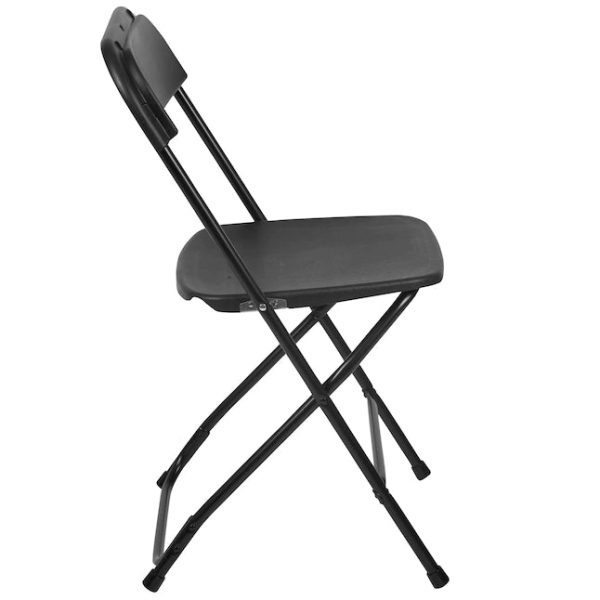 Flash Furniture 10-Pack Black Standard Folding Chair with Solid Seat (Indoor) - Image 10