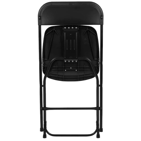 Flash Furniture 10-Pack Black Standard Folding Chair with Solid Seat (Indoor) - Image 12