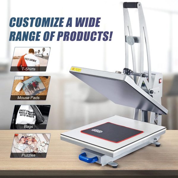 Heat Press Machine 16x20 Auto Open Clamshell T Shirt Press for Clothes Bags More - Image 9