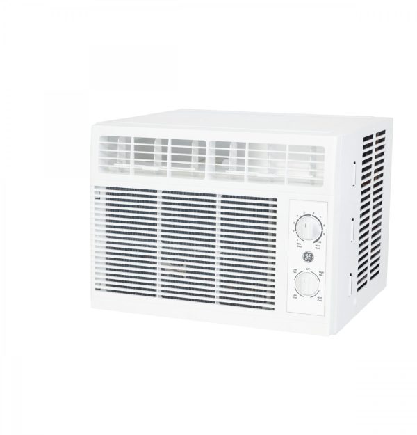 GE 5，000 BTU 115-Volt Mechanical Window Air Conditioner for Bedroom， White， AHT05LZ - Image 6
