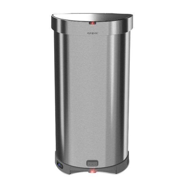 EyeVac 2 in 1 Stainless Steel Touchless Vacuum Cleaner & Trash Bin (Used) - Image 2