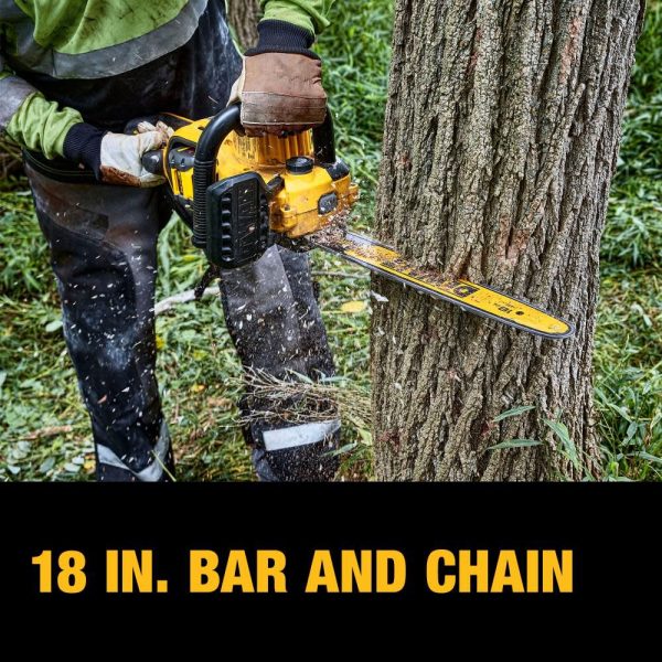 DEWALT 60V MAX Chainsaw 18" Brushless Cordless Kit DCCS672X1 from DEWALT - Image 15