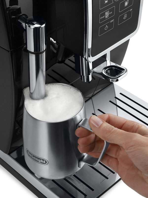 De'Longhi - Dinamica Espresso Machine with 15 bars of pressure and Milk Frother - Black/Stainless - Image 3