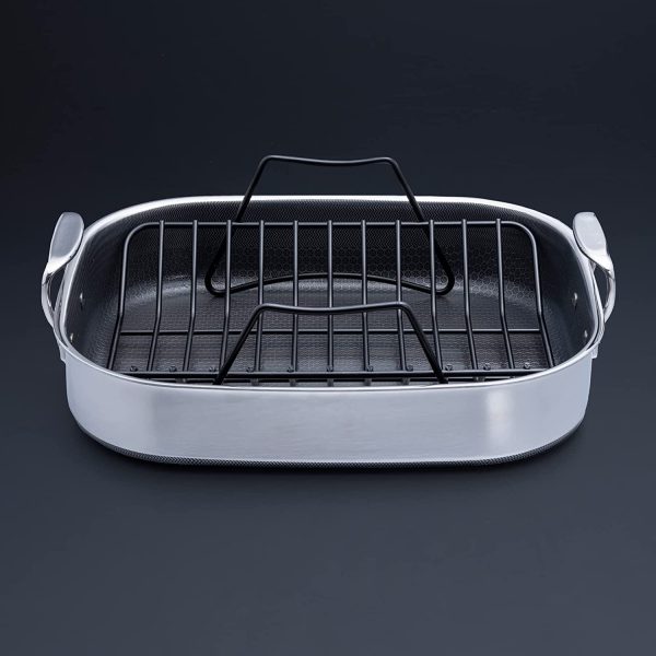 HexClad Non Stick Induction Compatible Stainless - Image 2