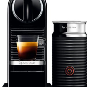 De'Longhi - Nespresso Citiz Espresso Machine by De'Longhi with milk frother - Limousine Black