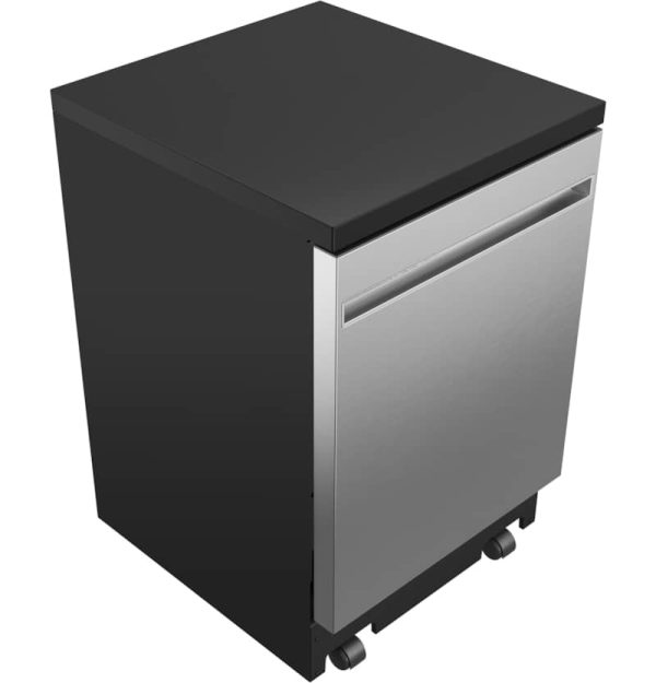 GE 24 Stainless Steel Portable Dishwasher With Sanitize Cycle - Image 5